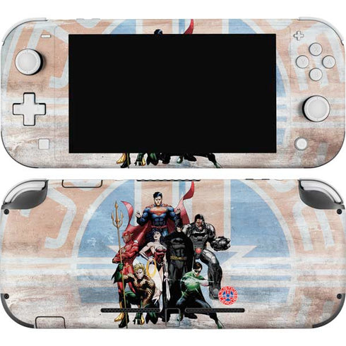 Justice League Heroes Stance 2 Nintendo Switch Lite Skin
